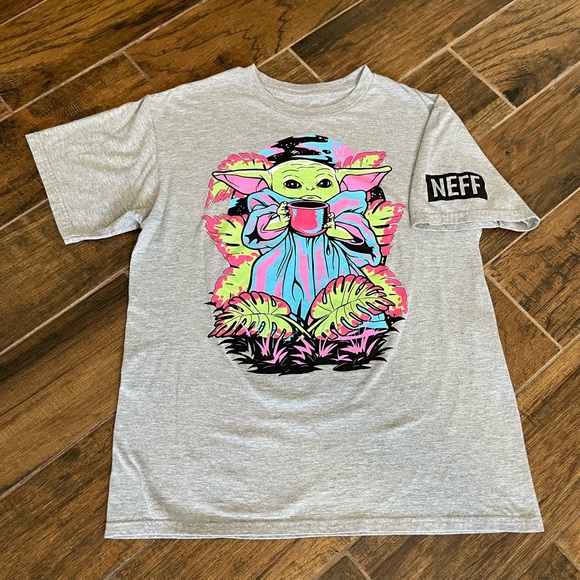 Neff Tops - Neff x Star Wars The Mandalorian T shirt Size Meduim
